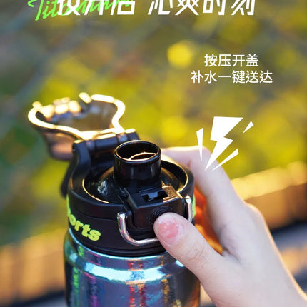 Titanium Water Bottle Thermos Outdoor Cycling Titan Canteen Drink jug Lightweight Kettle Flasks Bucket 650ML Thermal Cup Termos