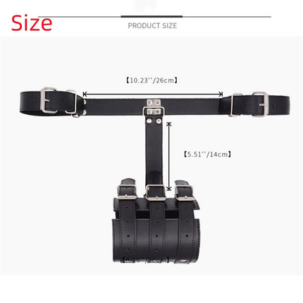BDSM Bondage Body Restraints Reverse Back Handcuffs Adult Products Sex Game PU Leather Cuffs Sex Toys for Women Couples