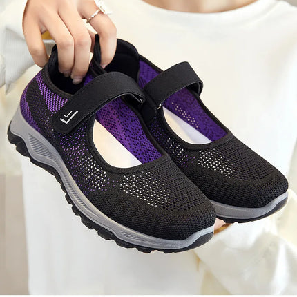 Women Shoes Breathable Vulcanized Shoes White ZapaWomen Sneakers Fashion Breathable Mesh Casual Walking Shoes Women Work Shoes