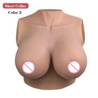 Short collar Color 3 / Mainland China / D cup gel filling