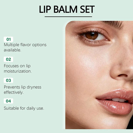Christmas Themed Lip Balm Set 10pcs Moisturizing Hydrating Lip Balm With Various Flavors Perfect Holiday Gift