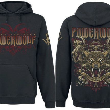 Power Meta Rock Band Powerwolf Graphic Print Hoodie Men Women Oversized Pullover New Fashion Streetwear Hip Hop Style Sweatshirt
