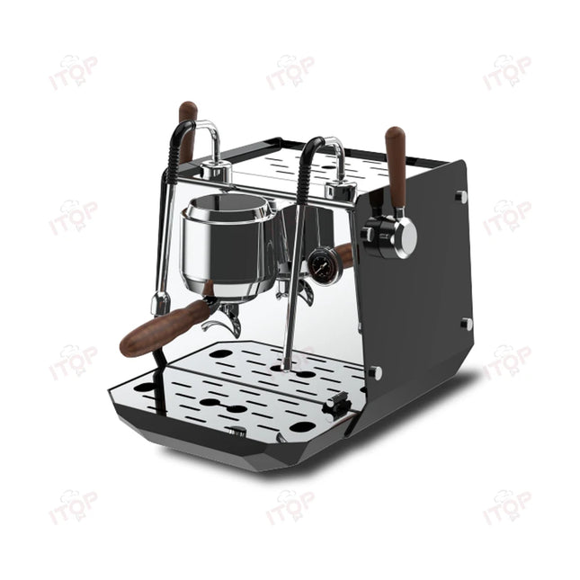 Rotary Pump Coffee Machine Home/Commercial Espresso Coffee Maker 0.5L+ 1L Boilers PID Temperature Control Connect External Water