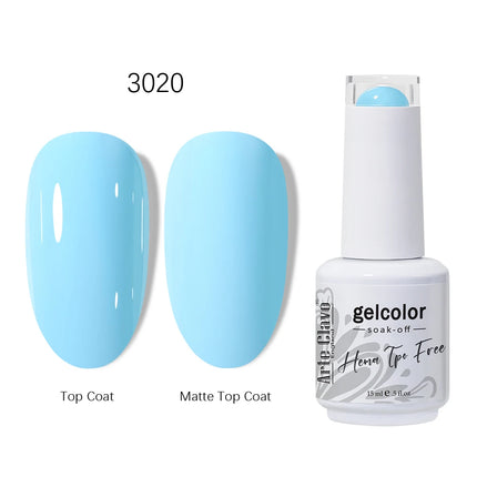 Arte Clavo HEMA TPO FREE Gel Nail Polish 15ML Long Lasting For Manicure Semi Permanent Nail Art UV LED Gel Varnish Nail Supplies