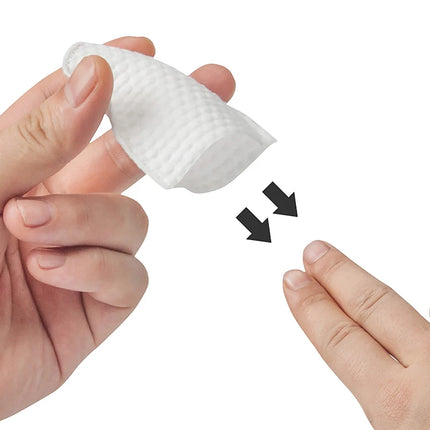 120pcs/Bag U-Shaped Pocket Cotton Pad Makeup Facial Cotton Pads Soft Cosmetic Pad For Face Make Up Removing Pad