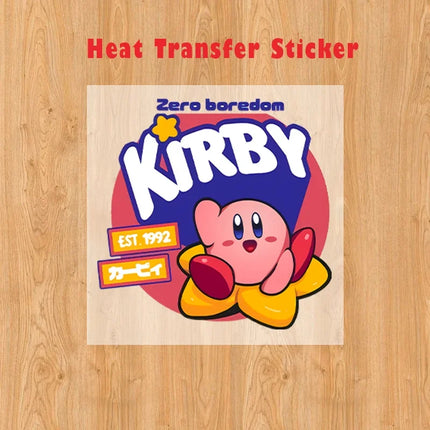 Star Kirbys Summer Short Sleeve Kid Cute T-shirt Colorful Tops Baby Cartoon Fashion Tee Kawaii Game Boy Girl Casual Clothes Gift