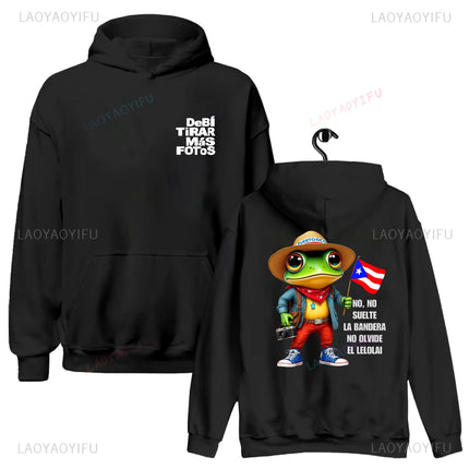 Rapper Bad Bunny Album Printed Streetwear Men Women Vintage Hip Hop Hoodie Unisex  Autumn and Winter Long Sleeve Pullovers