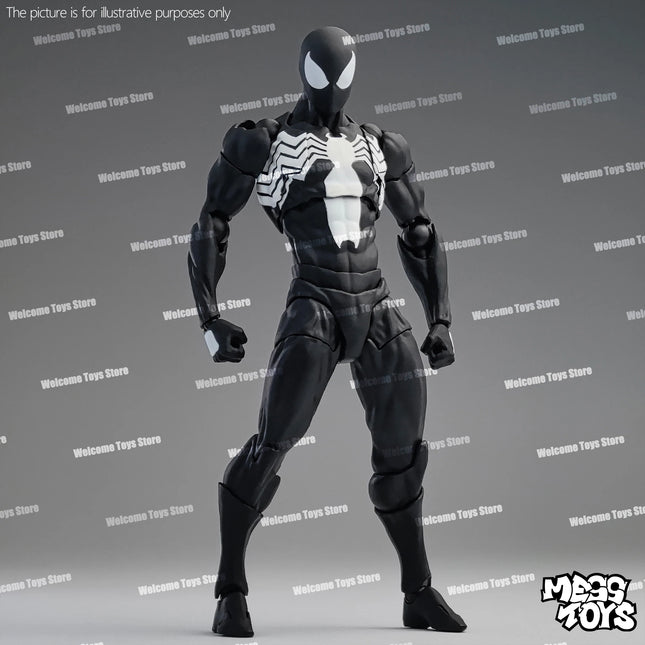 In Stock Mess Toys Spider Man Symbiote Black Suit Neighbor Spiderman Messtoys Scarlet Spider Anime Action Figure Gifts Toys