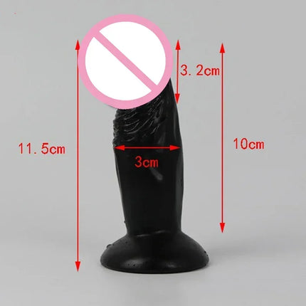 Mini Soft Dildos Small Artificial Sucker Cup Penis Vagina Anal Plug Sex Toys For adult Masturbator Prostate Stimulator Sex Toys