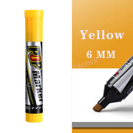 POP Waterproof Paint Permanent Sketch Graffiti Refillable Markers Pen Drawing Poster Manga Office School Art Stationery Supplies