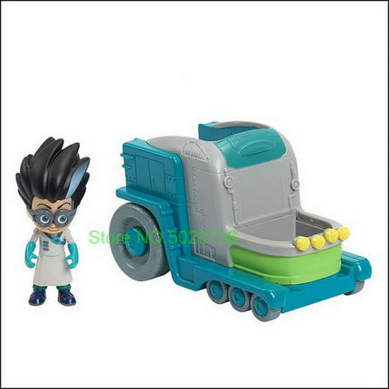 New Figure Masks Toy Set with Vehicle Of Toys Cars Figures Christmas PJ Toys Kids Gifts