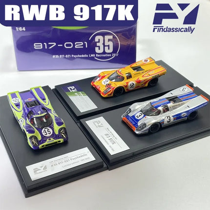 FY 1/64 RWB 917K Alloy Motor Vehicle Toy Die-casting Metal Model Collection Boy Christmas Gifts