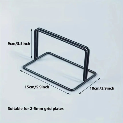 Modern Grid Display Rack Metal with Base Storage Rack Grid Frame Jewelry Booth Rack For Grid Panel