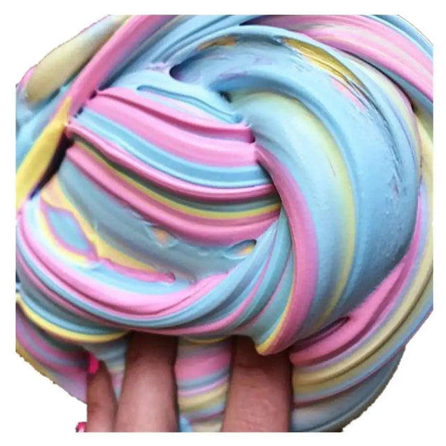 80ml Fluffy Slime Supplies Toys Soft DIY Clay Light Plasticine Non-Sticky Putty Modelling Charms Slime Putty Birthday Party Gift