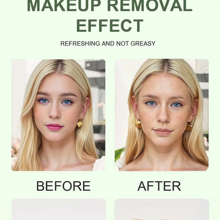 Gentle Eye Makeup Remover Gel for Waterproof Mascara and Eyeliner Deep Cleansing Formula No Irritation for Sensitive Eyes