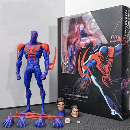 Ct Toys Mafex 001Spiderman Peter Parker Andrew Garfield The Amazing Spider-Man Shf Anime Action Figure Figurine Toys Customized