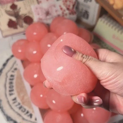 Watermelon Slushy Squishy Toy Sensory Anti Stress Ball Soft Jelly Squeeze Toys Cute Office Desk Fidget Gag Gifts for Kids Adults