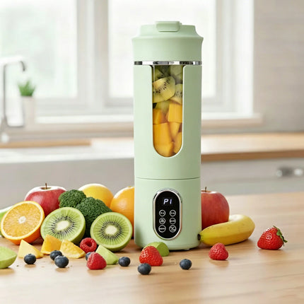 Portable Citrus Press Juicer Wireless Usb Charging Mini Juicer Crushed Ice Electric Juicing 12 Blade Fresh Juice Blender