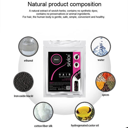 10 Color Keratin Hair Building Fiber Hair Loss Fiber Natural Hair Thickening Fibers Concealer Refill Anti Hair Loss Products