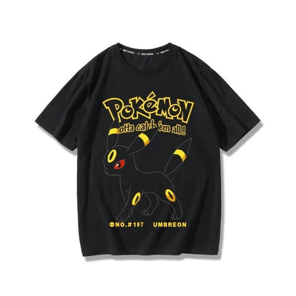 Pokémon Pikachu Gengar Magikarp T-shirt Cotton Tee Men's 2026 Summer Fashion Oversize Street Casual Y2K Tops Streetwear Clothing