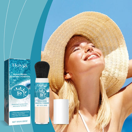 SPF50 Sunscreen Loose Powder Covering Pore Oil Control Translucent Matte Sunblock Waterproof Full Coverage Makeup Setting Powder