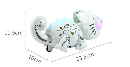 Remote Control Chameleon Toy Moving Dinosaur Electric Boy's Puzzle and Brainstorming Intelligence Development