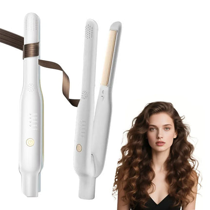 Mini Hair Straightening Flat Iron 2 In 1 Hair Straightener And Curler Portable Straightening Iron Constant Temperature