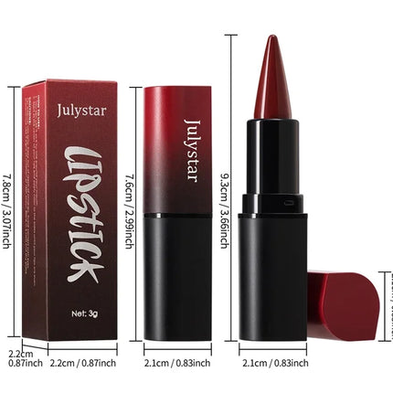 Tapered Nib Lip Liner Pencil Long-Lasting Matte Black Brown Velvet Lipstick Waterproof Natural Slim Lip Liner Makeup Cosmetics