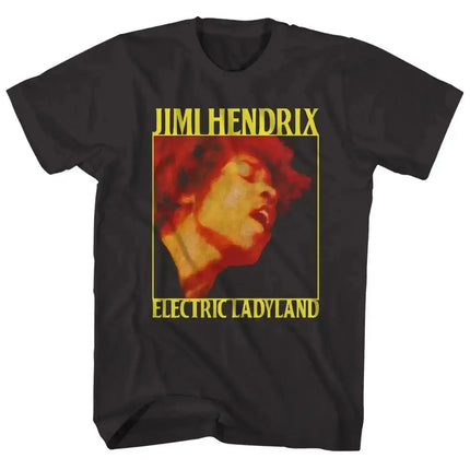 Vintage Rock Tops Jimi Hendrix Rock Musician T Shirt 90s Y2k Tee Print Cotton T-Shirts Casual Loose T Shirt Fans Gift Unisex