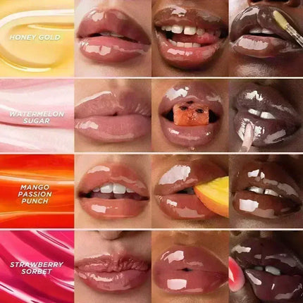Gisou Original Moisturizing Watermelon Lip Oil Gloss Care Of The Lips Benetitnt For Lips Plumping Exfoliating Plumping Lip Balm