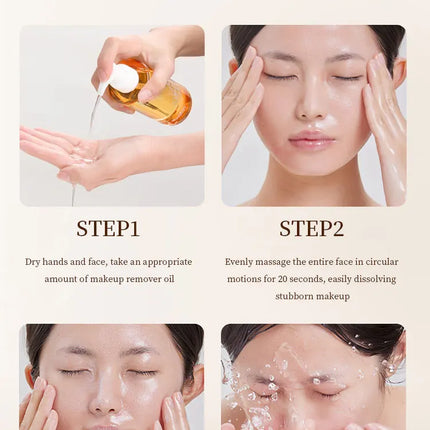 Camellia Moisturizing Cleansing Oil 200ml Gentle Deep Cleansing Facial Makeup Remover Skincare Product