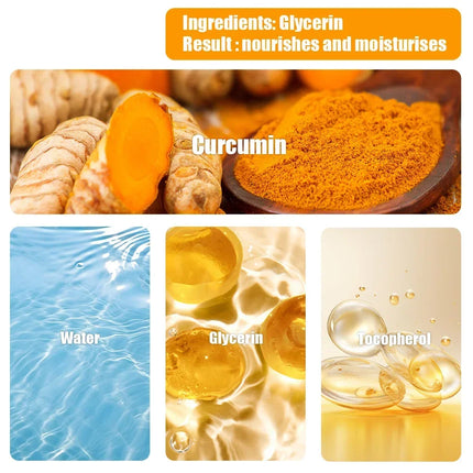 Turmeric eye cream stick nourishes the skin's eye bags and dark circles, brightens the skin around the eyes