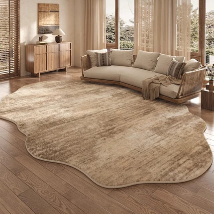 Irregular Shapes Bedroom Decor Large Carpet Light Luxury Carpets for Living Room Thick Plush Cloakroom Floor Mat Fluffy Soft Rug