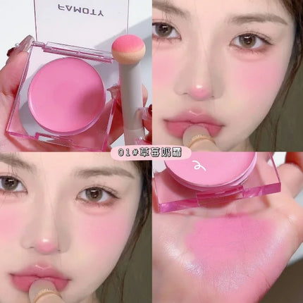 1PC Blush Makeup Palette Cute 7 Color Mineral Powder Blue Pink Rouge Long Lasting Natural Cheek Tint Waterproof Blusher Cosmetic