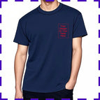 Navy (Chest Logo) / L / No