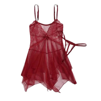 Sexy Lingerie For Fine Women Women'S Lace Fluoroscopy Beauty Tulle Elegant  Reverie Sexy Lingerie Fantasy Tulle Intimate Set New