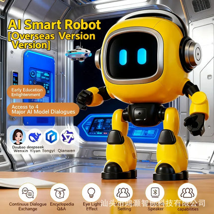 Doubao AI Robot DeepSeek Large Model Voice Interactive Desktop Toy For Kids 37 Languages Storytelling Children Song Weather