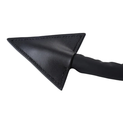 Metal Anal Plug PU leather Whip Anal Sex Devil Tail Cosplay Butt Plug Adult Games Anal Sex Toys for Couples Men and Women