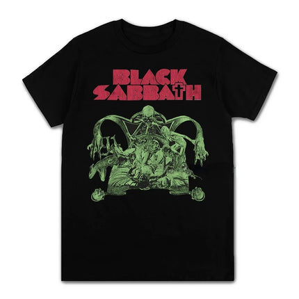Black Metal Rock Band T shirt Men Women Fashion Casual Graphic Short Sleeve Short Sleeve Plus Size T Shirt Unisex 62474