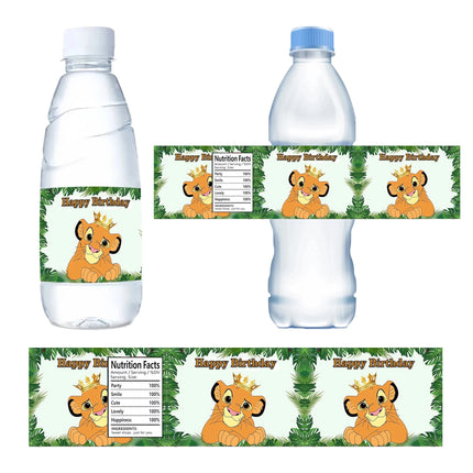 Lion King Simba Party Favors Animal Slap Bracelet Sticker Keychain Kids Birthday for Boys Festival Gifts Pinata Filler Gift