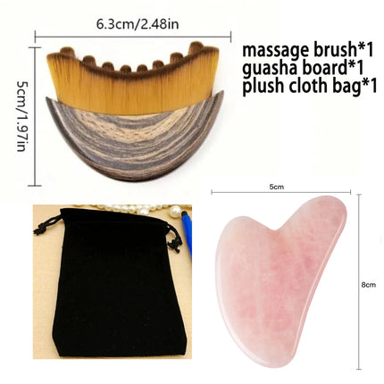 Lymphatic Contour Face Brush Face Ergonomically Designed Fit The Skin Precisely Blood Circulation Massage Tools Facial Massager
