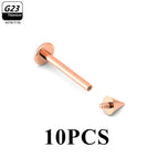 10pcsInternal thread / (16G)1.2x12x4mm