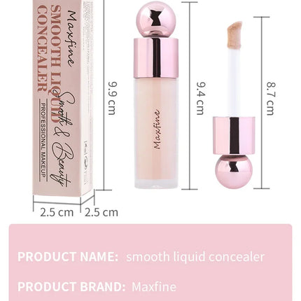 5.5g Smooth Liquid Concealer Cream Long Lasting and Waterproof Foundation Moisturizing Makeup Base Full Coverage Face Make Up