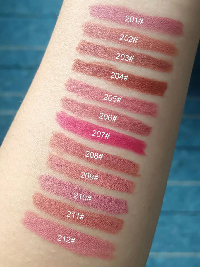 12pcs Lip Liner Pen 12 Colors Professional Lip Liner Pencil and Matte Lip Non-stick Cup Nude Lipstick Pencil SET lip liner set