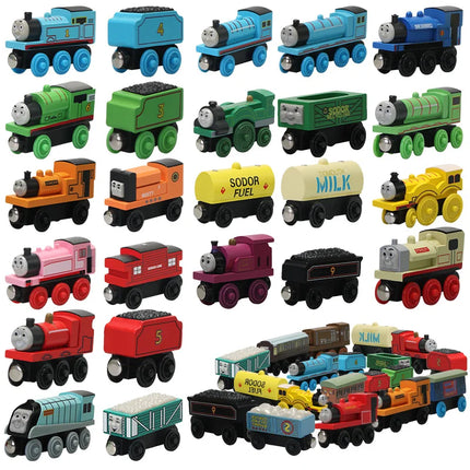 Thomas And Friends Wooden Train Pocket Toy Gorden Diesel Molley Lady Toby Rail Thomas Train Model Toy For Children Birthday Gift