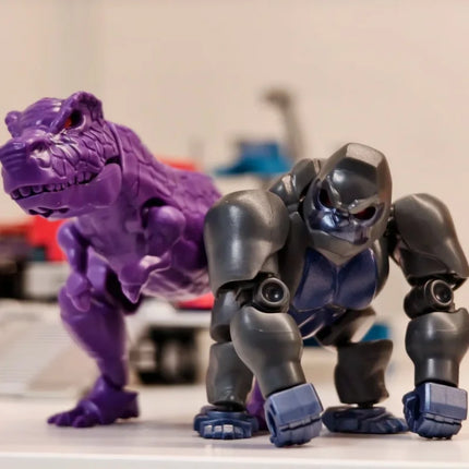 Blokees Transformers Defender Version 6 Collectible Blind Box Beast Wars Action Figures Optimus Prime Megatron Bruticus Model