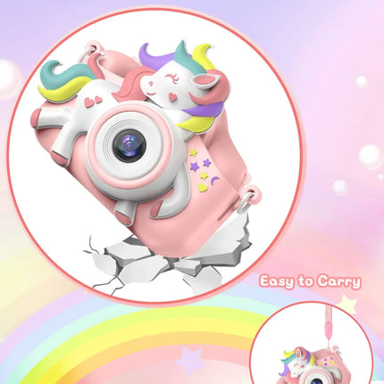 Kids Mini Camera 20.0 MP 1080P HD Digital Camera 2.0" Screen Camcorder Toy With 32GB Card For 6-12 Years Birthday Gifts