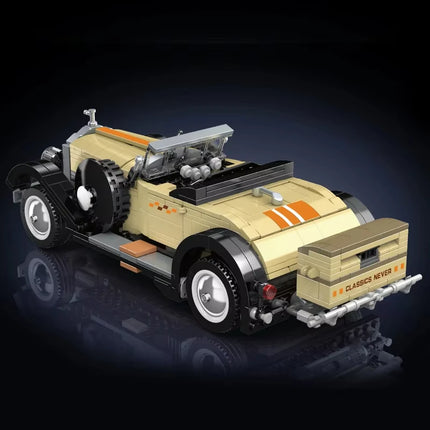 Creative Technical T50 Vintage Car Set Building Block The MOC Fantom Vintage Car Model Assembly Brick Toys For Kids Gifts