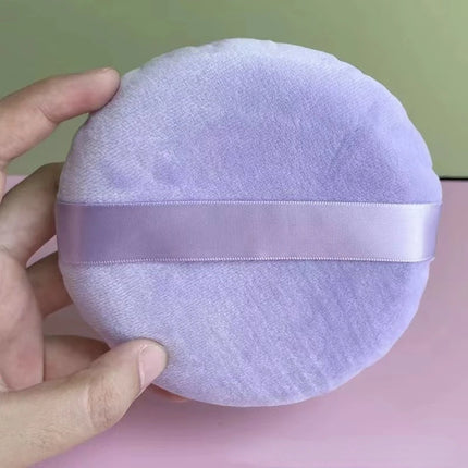 Cotton Purple Powder Puff Large Medium And Small Mini Eye Shadow No Dead Corner Makeup Puff Cosmetic Tool