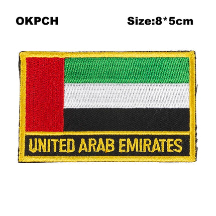 Egypt Flag Embroidery Patches Iron on Saw on Transfer patches Sewing Applications for Clothes in Home&Garden